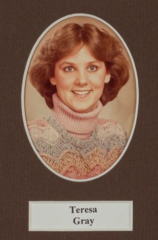 Beta Tau Chapter Composite Detail, Teresa Gray, 1981-1982