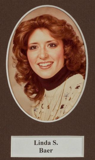 Beta Tau Chapter Composite Detail, Linda S. Baer, 1981-1982