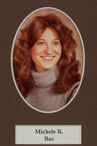 Beta Tau Chapter Composite Detail, Michele R. Bac, 1981-1982