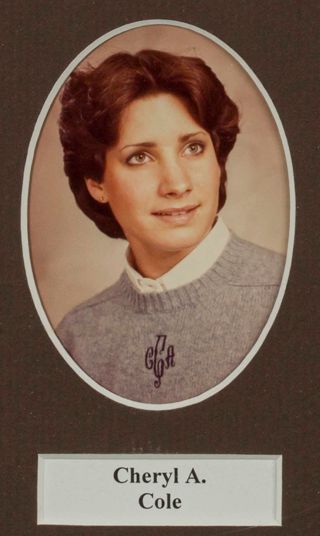 Beta Tau Chapter Composite Detail, Cheryl A. Cole, 1981-1982