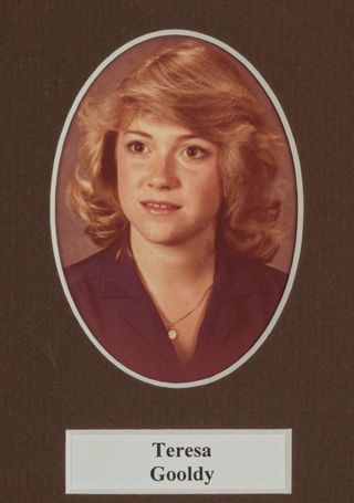 Beta Tau Chapter Composite Detail, Teresa Gooldy, 1981-1982