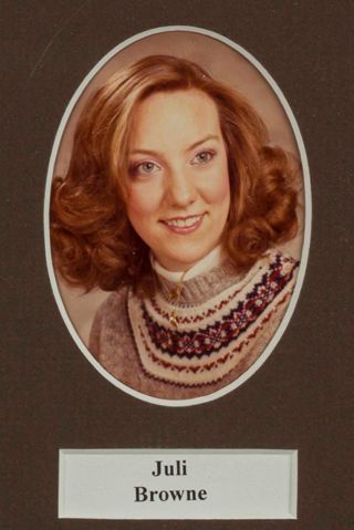 Beta Tau Chapter Composite Detail, Juli Browne, 1981-1982