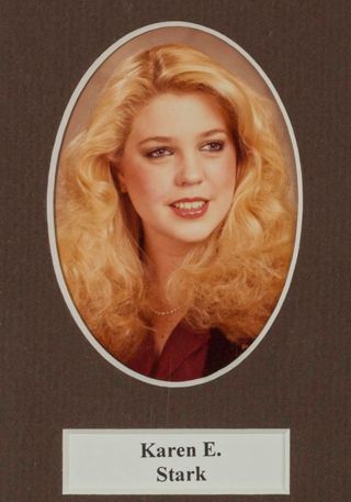 Beta Tau Chapter Composite Detail, Karen E. Stark, 1981-1982
