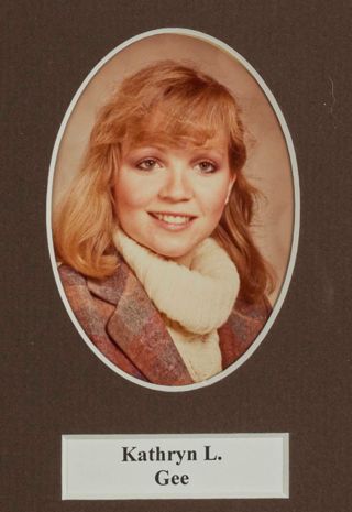 Beta Tau Chapter Composite Detail, Kathryn L. Gee, 1981-1982