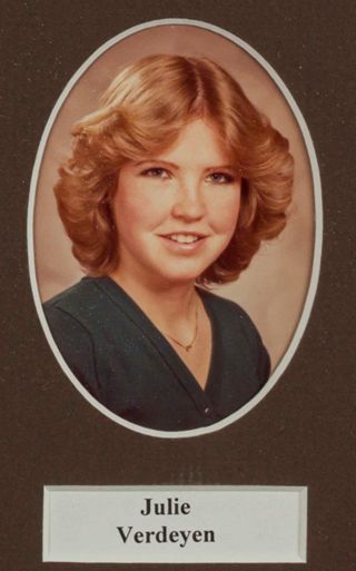 Beta Tau Chapter Composite Detail, Julie Verdeyen, 1981-1982