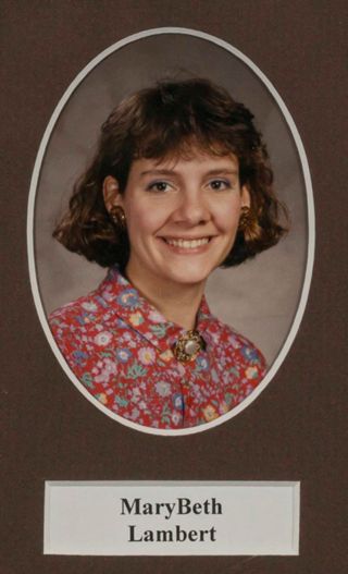 Beta Tau Chapter Composite Detail, MaryBeth Lambert, 1987-1988