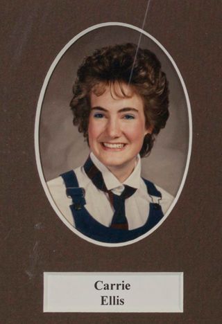 Beta Tau Chapter Composite Detail, Carrie Ellis, 1987-1988