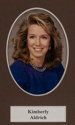 Beta Tau Chapter Composite Detail, Kimberly Aldrich, 1987-1988