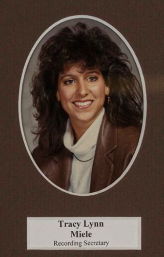 Beta Tau Chapter Composite Detail, Tracy Lynn Miele, 1987-1988