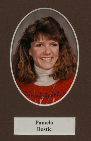 Beta Tau Chapter Composite Detail, Pamela Bostic, 1987-1988
