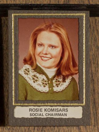Beta Tau Chapter Composite Detail, Rosie Komisars, 1979-1980