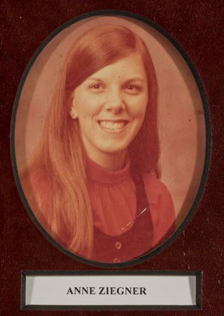 Beta Tau Chapter Composite Detail, Anne Ziegner, 1972-1973