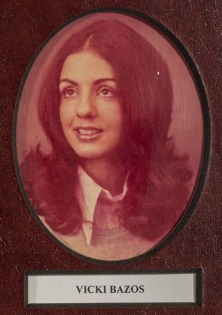 Beta Tau Chapter Composite Detail, Vicki Bazos, 1972-1973