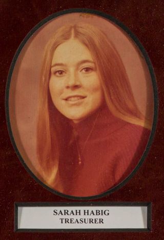 Beta Tau Chapter Composite Detail, Sarah Habig, 1972-1973