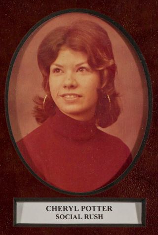 Beta Tau Chapter Composite Detail, Cheryl Potter, 1972-1973