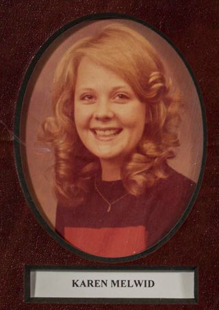 Beta Tau Chapter Composite Detail, Karen Melwid, 1972-1973