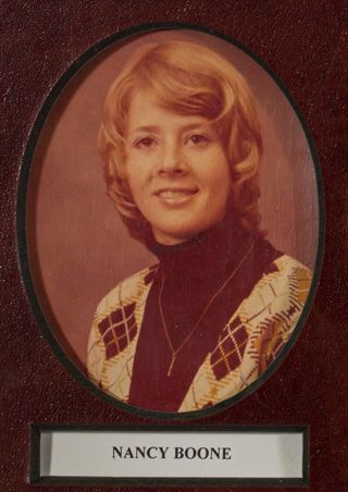 Beta Tau Chapter Composite Detail, Nancy Boone, 1972-1973