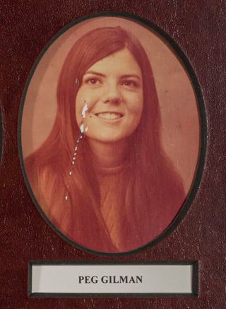 Beta Tau Chapter Composite Detail, Peg Gilman, 1972-1973