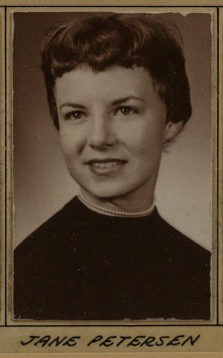 Beta Tau Chapter Composite Detail, Jane Petersen, 1956