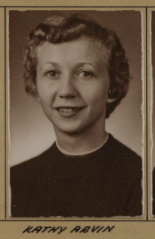 Beta Tau Chapter Composite Detail, Kathy Arvin, 1956