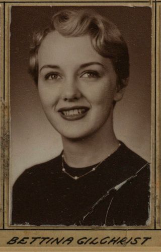 Beta Tau Chapter Composite Detail, Bettina Gilchrist, 1956