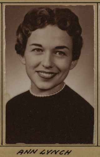 Beta Tau Chapter Composite Detail, Ann Lynch, 1956