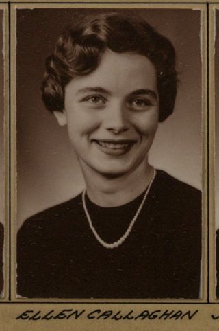 Beta Tau Chapter Composite Detail, Ellen Callaghan, 1956