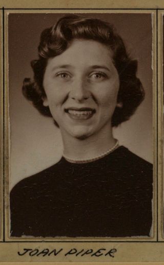 Beta Tau Chapter Composite Detail, Joan Piper, 1956