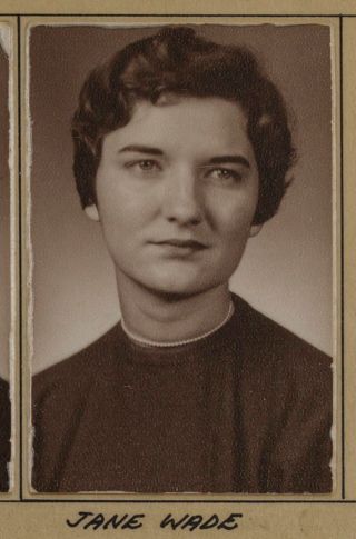 Beta Tau Chapter Composite Detail, Jane Wade, 1956