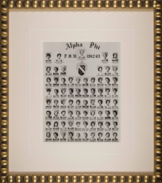 Gamma Phi Chapter Composite Photograph, 1962-1963