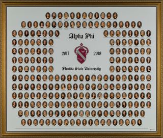 Gamma Phi Chapter Composite Photograph, 2017-2018