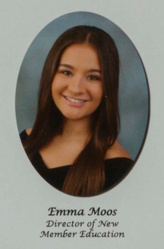 Gamma Phi Chapter Composite Detail, Emma Moos, 2019-2020