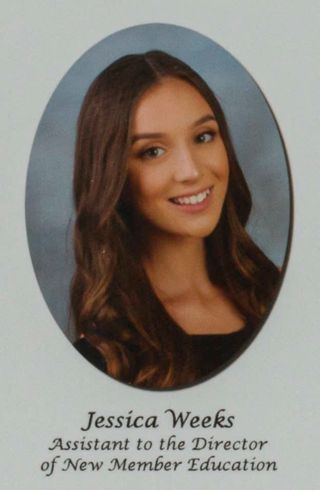 Gamma Phi Chapter Composite Detail, Jessica Weeks, 2019-2020