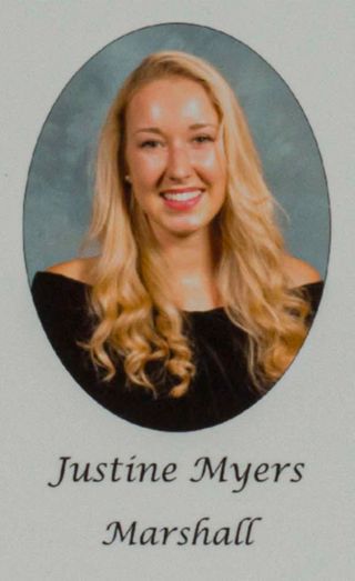 Gamma Phi Chapter Composite Detail, Justine Myers, 2014-2015