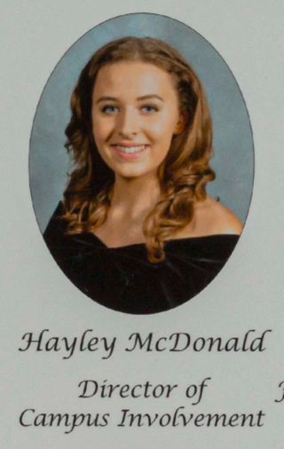 Gamma Phi Chapter Composite Detail, Hayley McDonald, 2014-2015