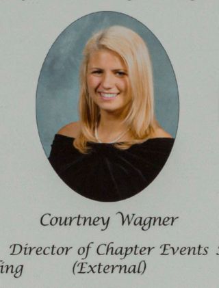 Gamma Phi Chapter Composite Detail, Courtney Wagner, 2014-2015