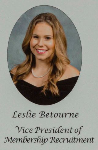 Gamma Phi Chapter Composite Detail, Leslie Betourne, 2014-2015