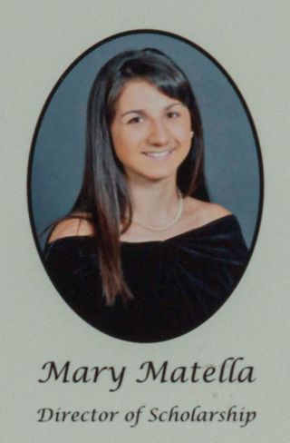Gamma Phi Chapter Composite Detail, Mary Matella, 2012-2013