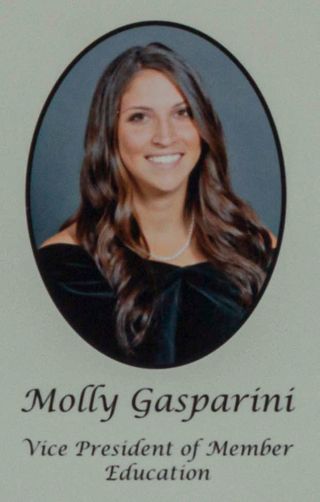 Gamma Phi Chapter Composite Detail, Molly Gasparini, 2012-2013