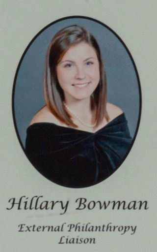 Gamma Phi Chapter Composite Detail, Hillary Bowman, 2012-2013