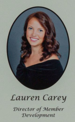 Gamma Phi Chapter Composite Detail, Lauren Carey, 2012-2013