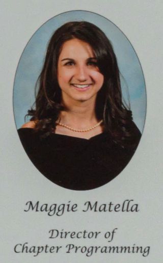 Gamma Phi Chapter Composite Detail, Maggie Matella, 2013-2014