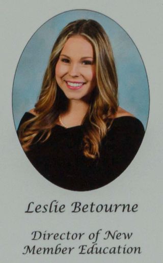 Gamma Phi Chapter Composite Detail, Leslie Betourne, 2013-2014