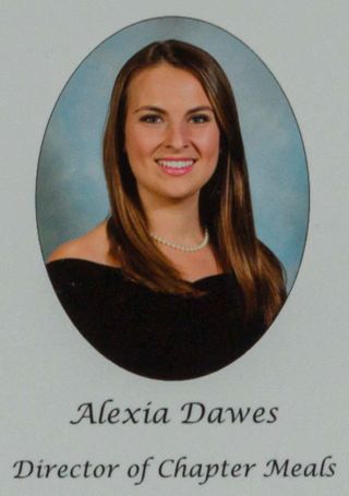 Gamma Phi Chapter Composite Detail, Alexia Dawes, 2013-2014