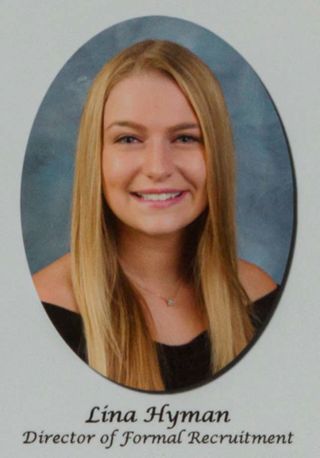 Gamma Phi Chapter Composite Detail, Lina Hyman, 2018-2019