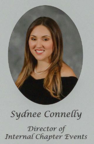Gamma Phi Chapter Composite Detail, Sydnee Connelly, 2015-2016