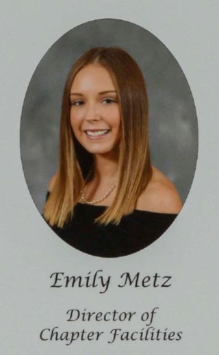 Gamma Phi Chapter Composite Detail, Emily Metz, 2015-2016