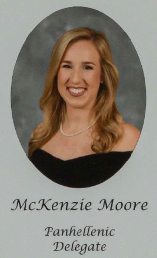 Gamma Phi Chapter Composite Detail, McKenzie Moore, 2015-2016