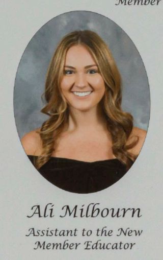 Gamma Phi Chapter Composite Detail, Ali Milbourn, 2016-2017