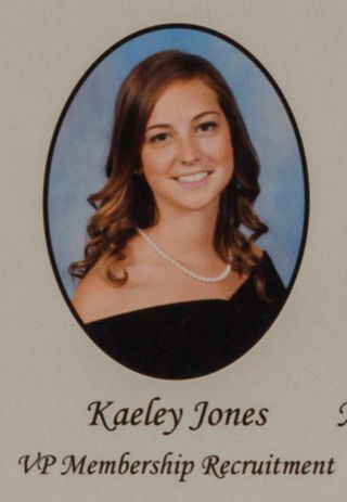 Gamma Phi Chapter Composite Detail, Kaeley Jones, 2011-2012
